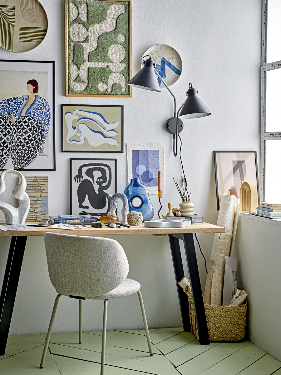 Bloomingville - Amica Serveringsfad - Rosa - Stentøj Keramik