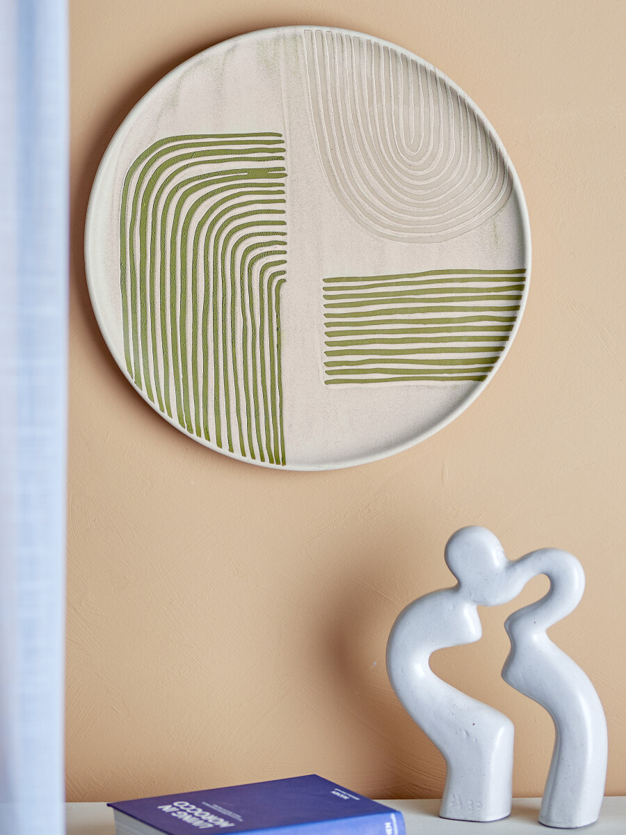 Bloomingville - Amica Serveringsfad - Rosa - Stentøj Keramik