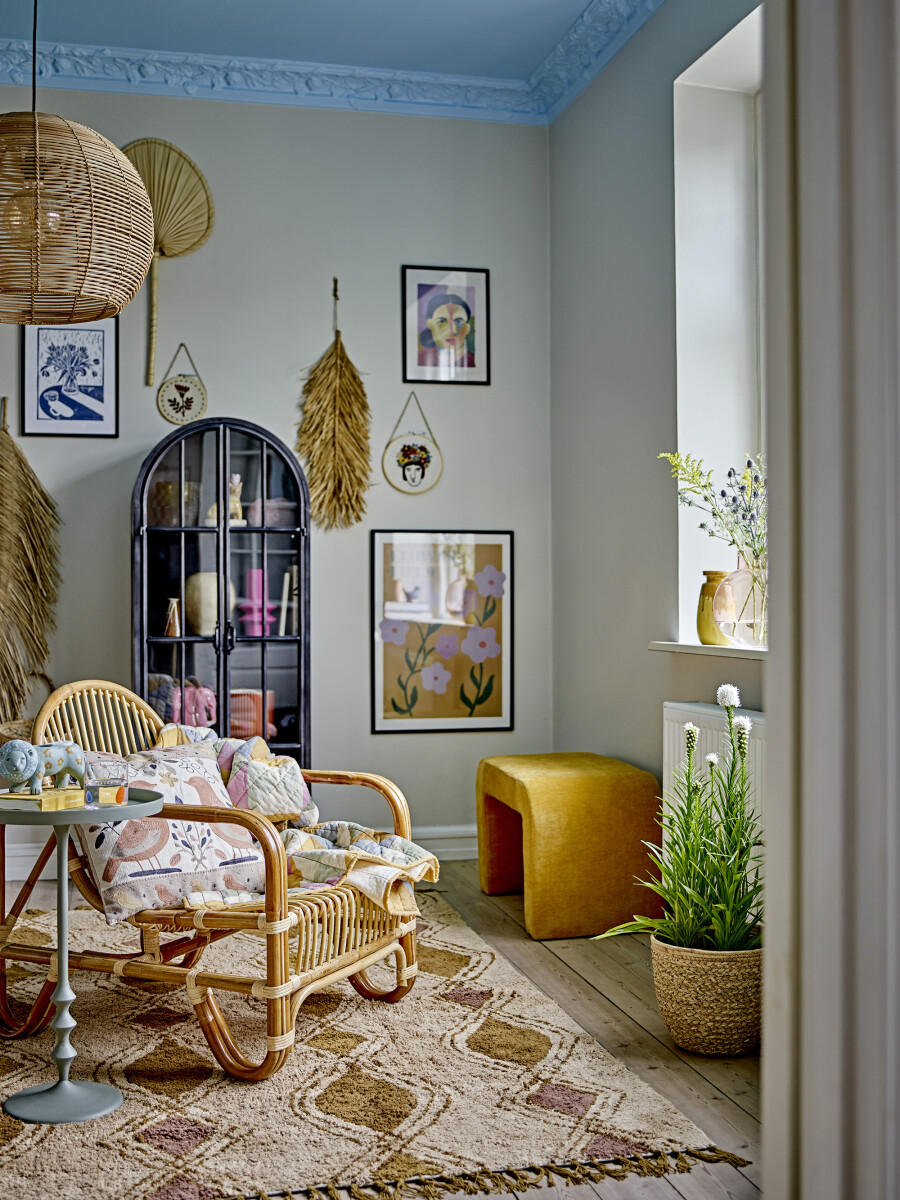 Bloomingville - Anjou Sidebord - Grøn - Aluminium - Rundt