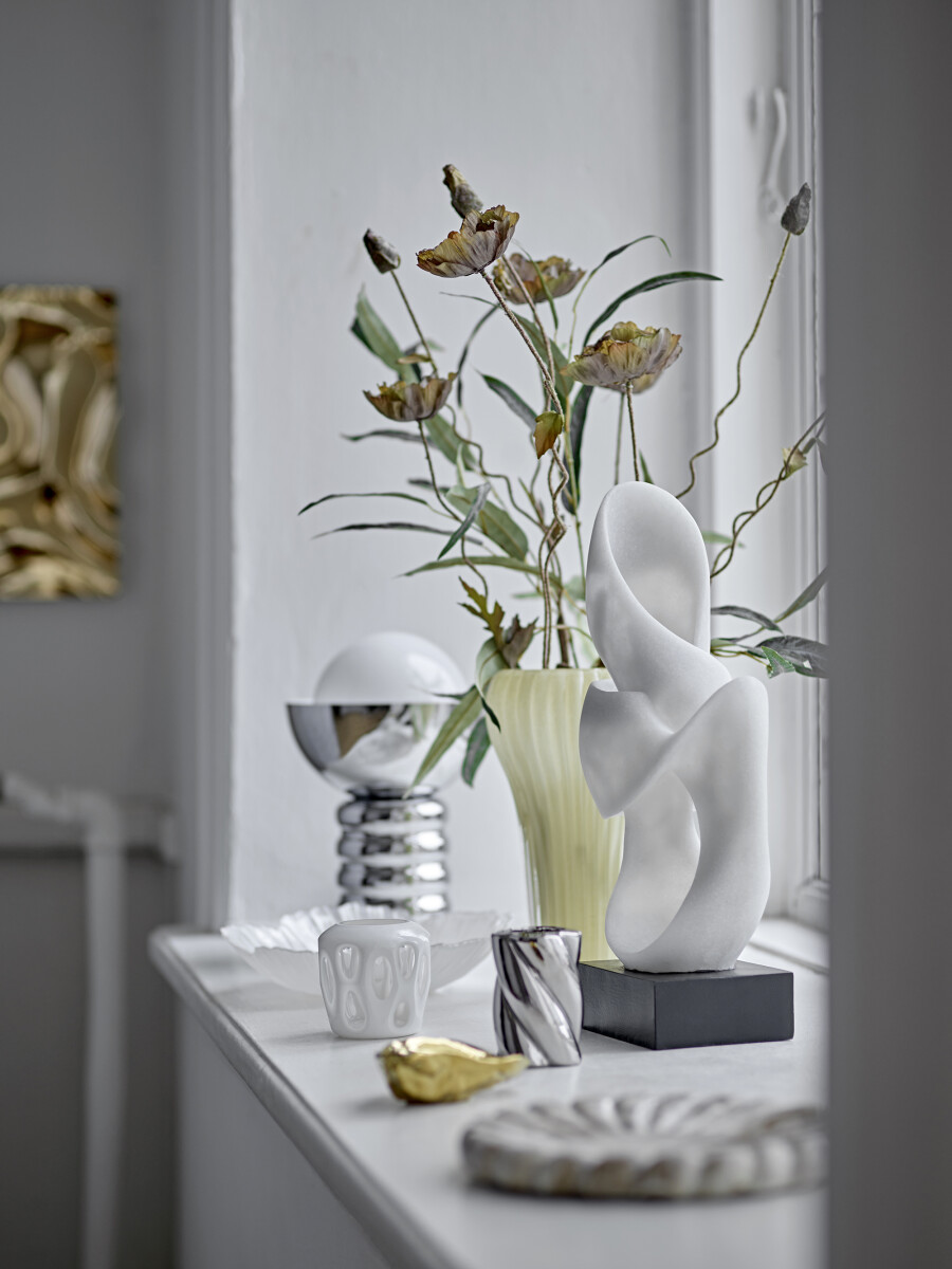 Bloomingville Vase - Averie - Gul - Glas - 28 Cm