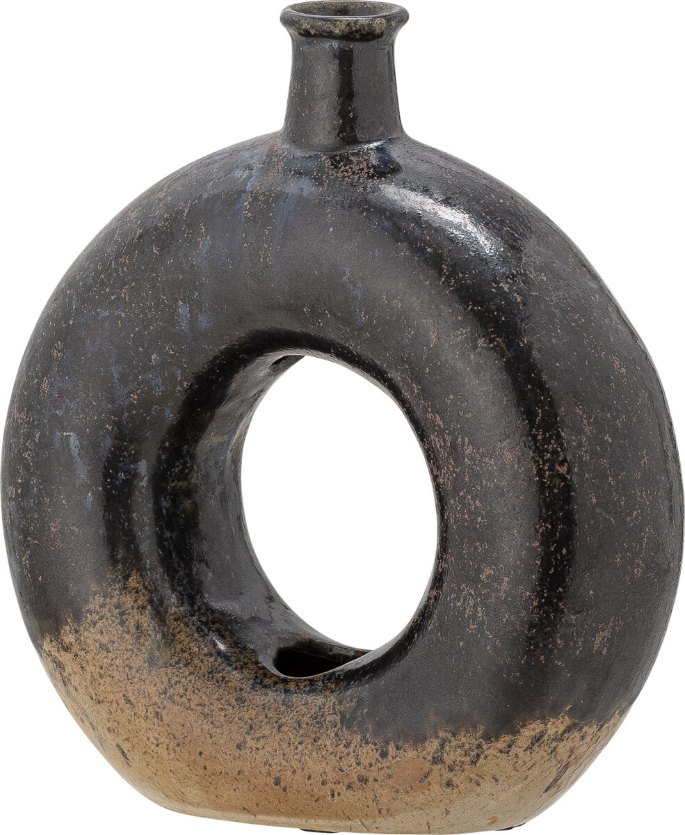 Bloomingville - Baldvin Deko Vase - Brun - Stentøj Keramik