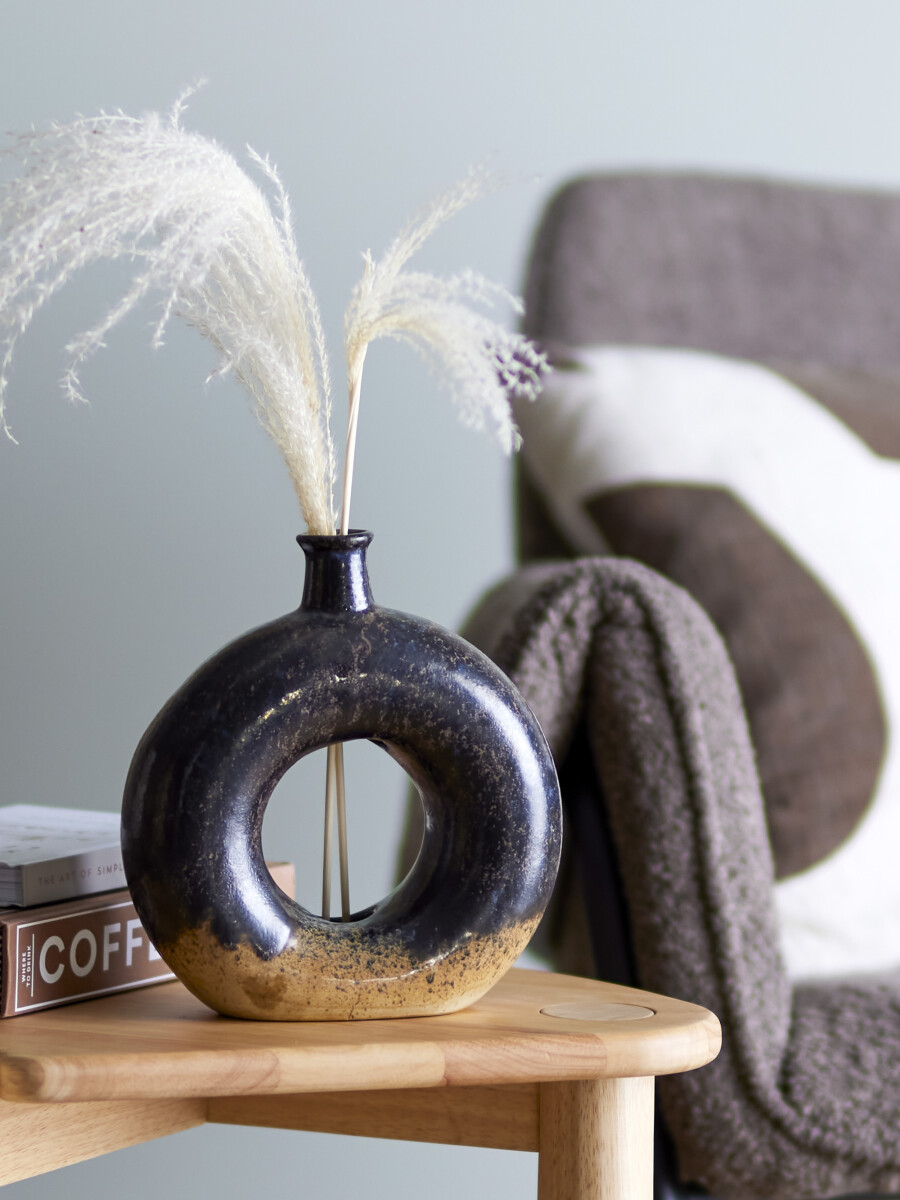 Bloomingville - Baldvin Deko Vase - Brun - Stentøj Keramik