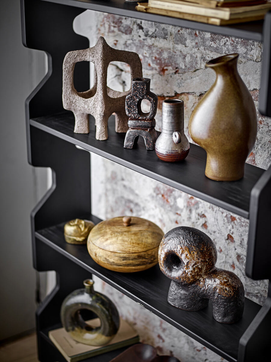 Bloomingville - Baldvin Deko Vase - Brun - Stentøj Keramik