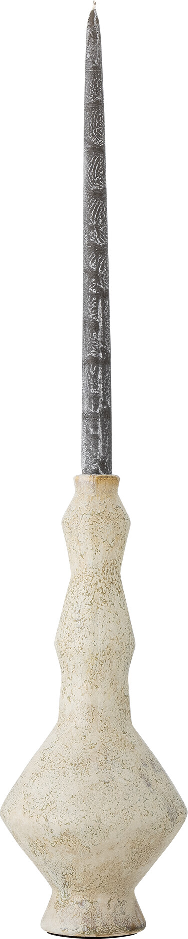 Bloomingville Lysestage - Bancroft - Hvid - Terrakotta - 33 Cm