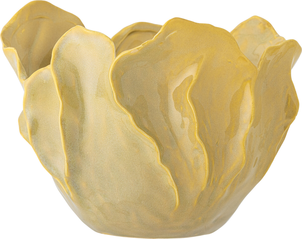 Bloomingville - Bastien Skål - Gul - Stentøj Keramik