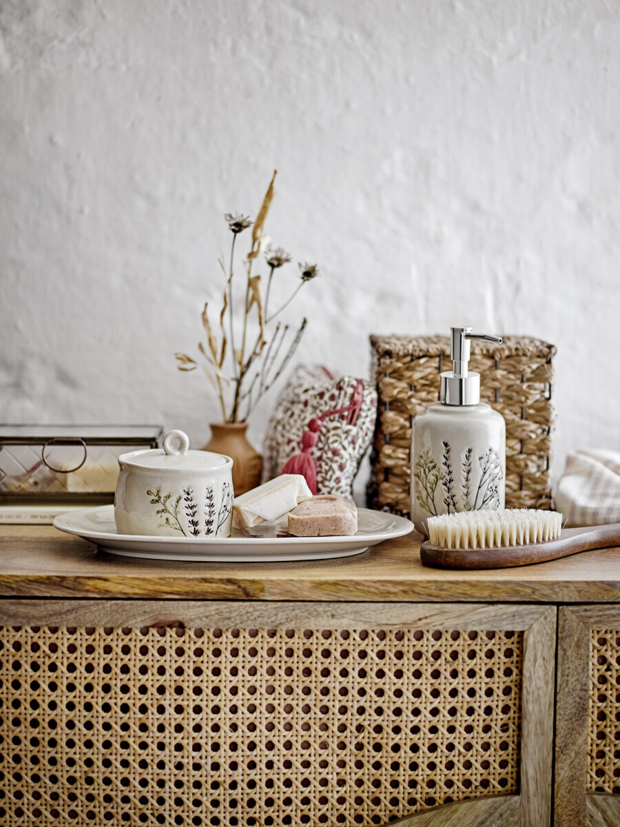 Bloomingville - Bea Serveringsfad - Natur - Stentøj Keramik