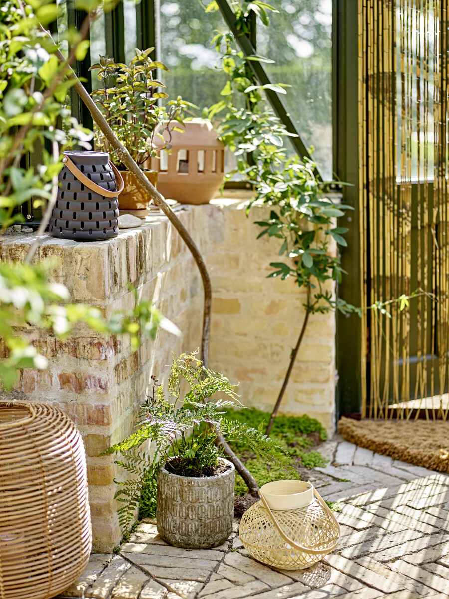 Bloomingville - Benas Deko Urtepotte - Grå - Beton