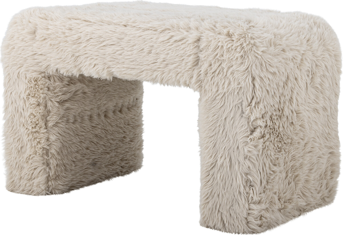 Bloomingville - Bobbie Taburet - Natur - Polyester - 70X45X40 Cm