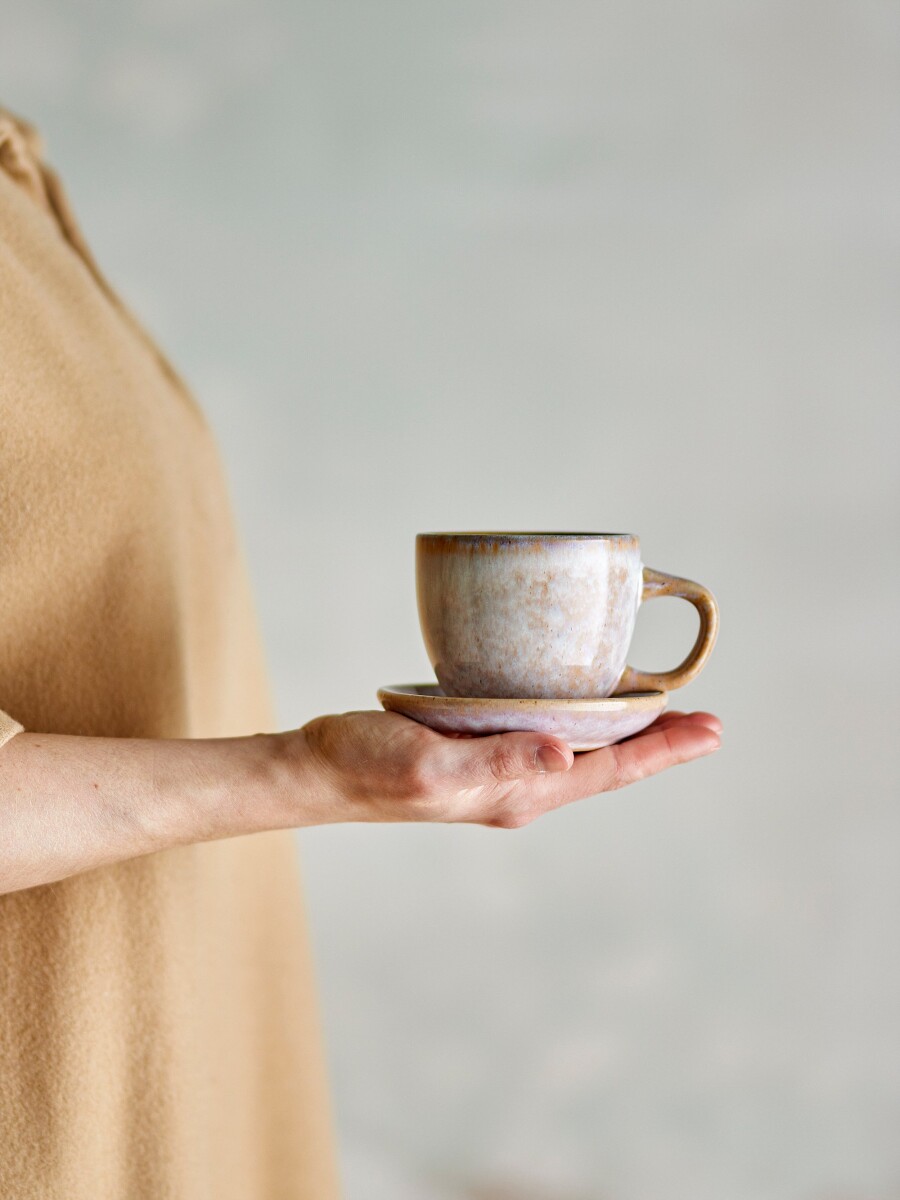 Bloomingville - Brenta Kopper Med Underkop - 8 Dele - Rosa