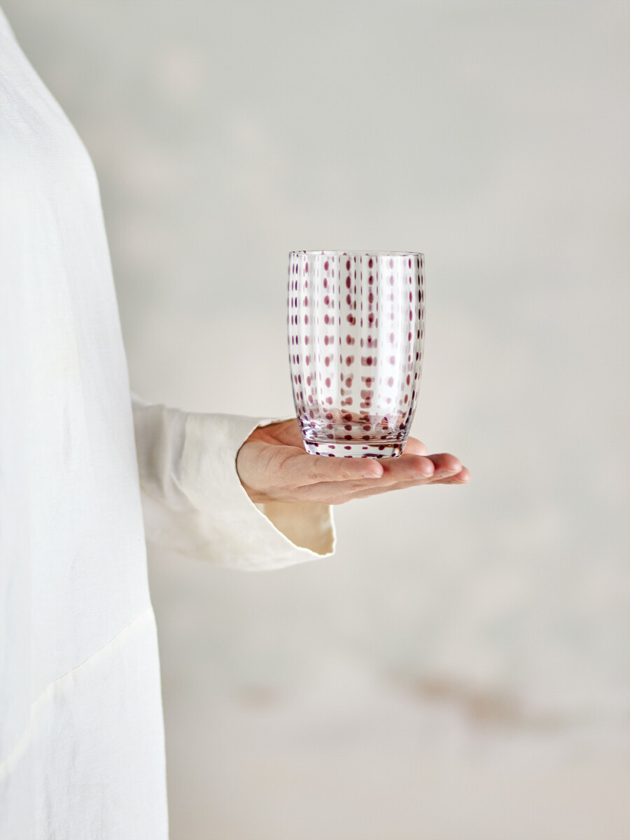 Bloomingville Glas - Brinley - Brun - Glas - Sæt Med 4 - 350 Ml
