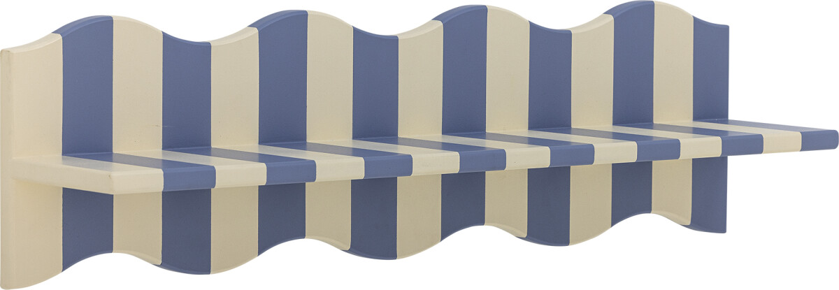 Bloomingville - Bubbi Hylde Til Væg - Multifarvet - Mdf - L 80 Cm