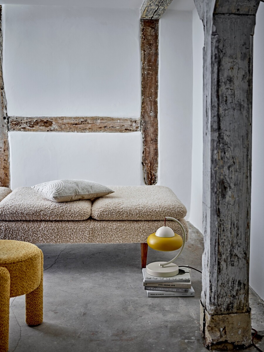 Bloomingville - Bubble Bordlampe - Natur - Metal - E14 - H34 5 Cm