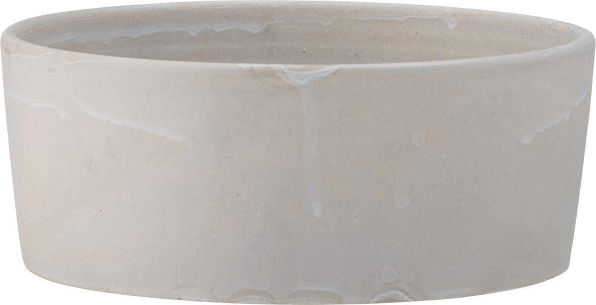 Bloomingville - Buddy Hundeskål - Hvid - Stentøj Keramik