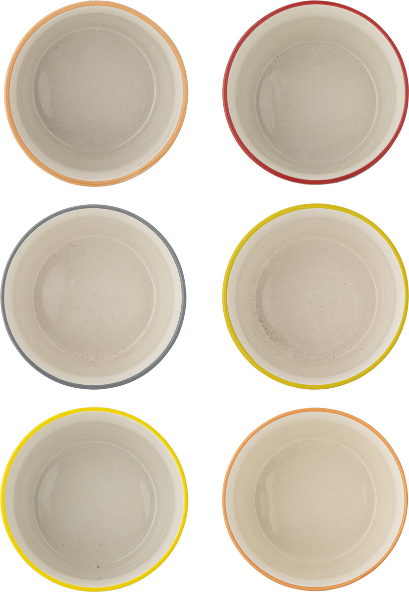 Bloomingville - Carla Skåle - Stentøj Keramik - Ø 11 Cm - 6 Stk