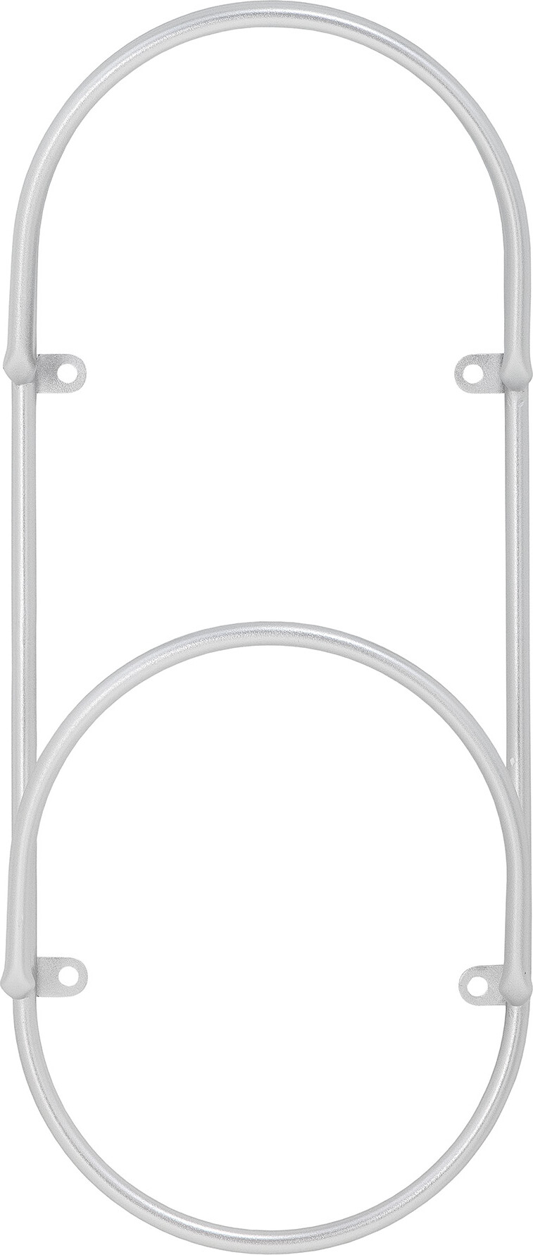 Bloomingville - Carlton Magasinholder Til Væg - Sølv - Metal