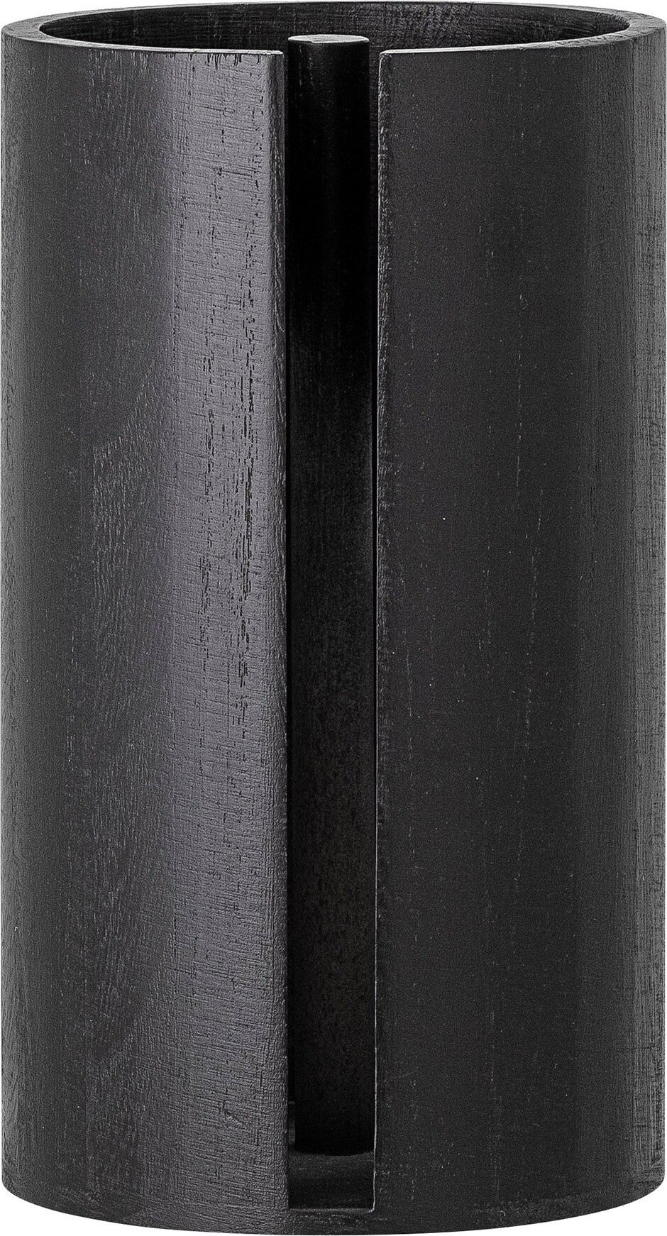 Bloomingville - Celian Køkkenrulleholder - H25 5 Cm - Sort Træ