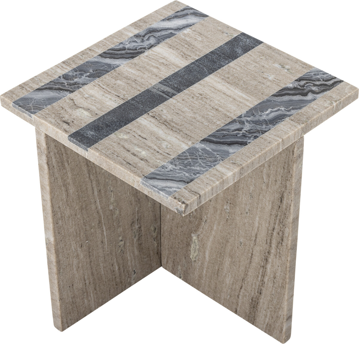 Bloomingville - Clea Sidebord - Brun - Marmor