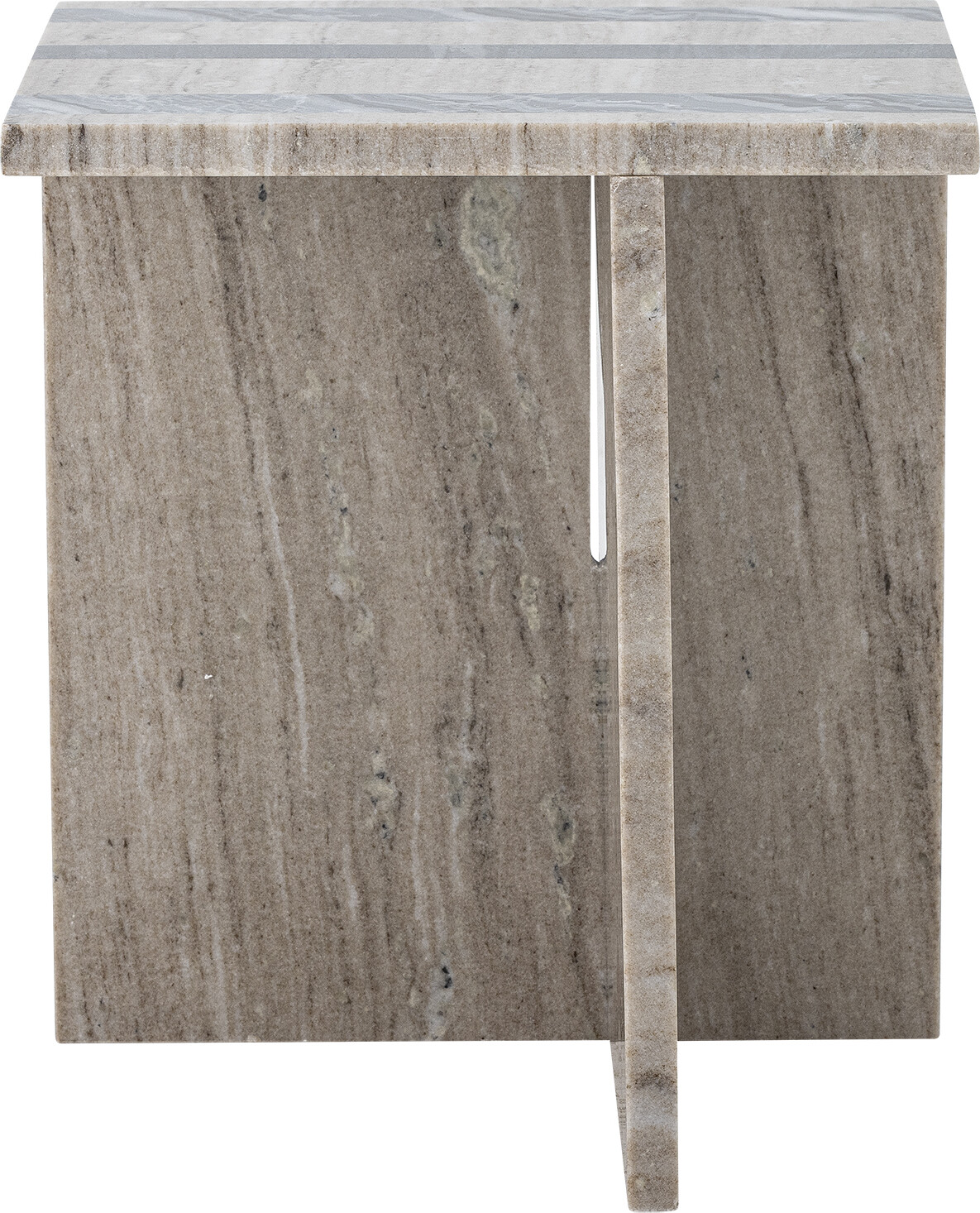 Bloomingville - Clea Sidebord - Brun - Marmor