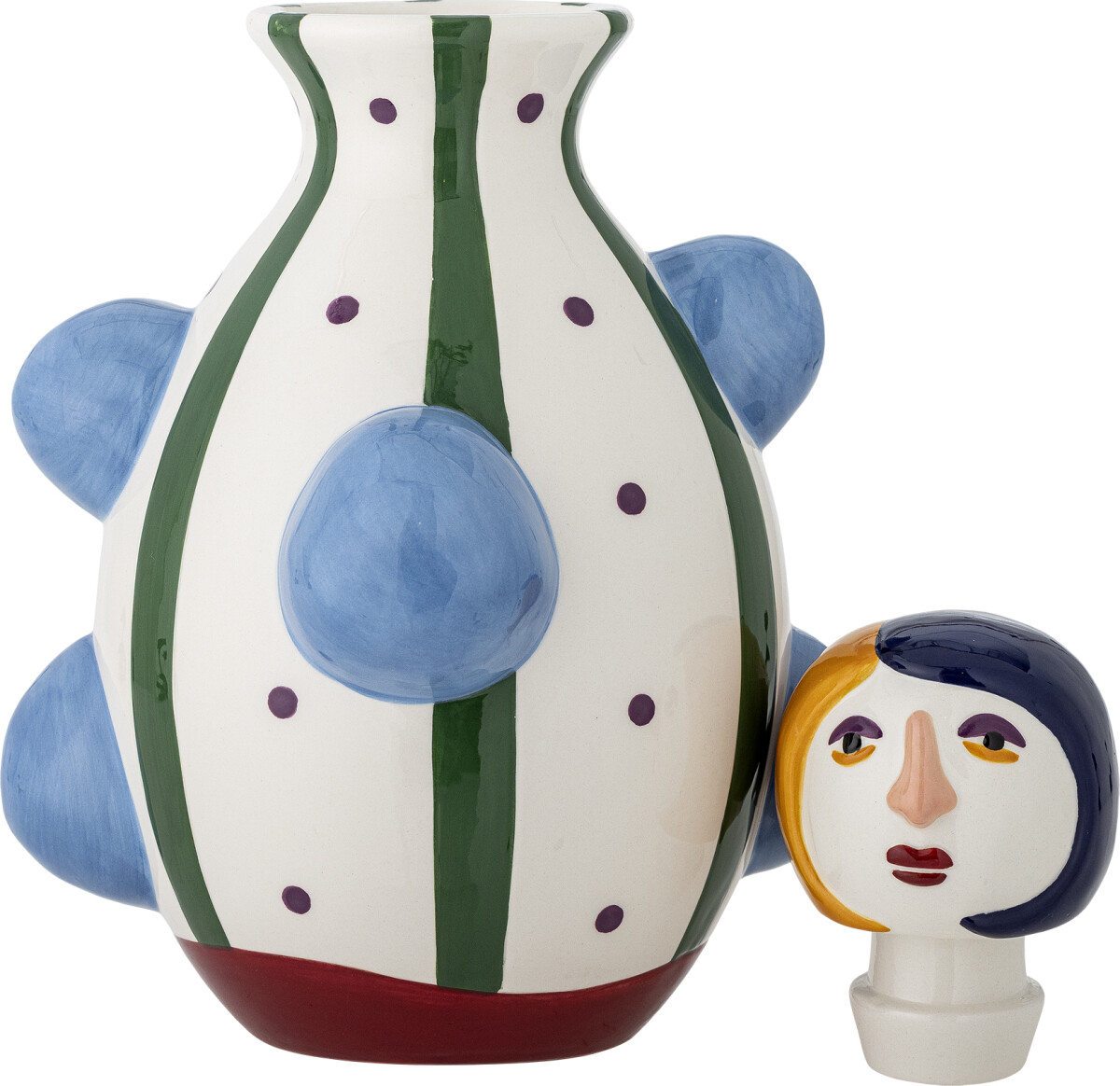 Bloomingville - Conneli Vase - Multifarvet - Keramik