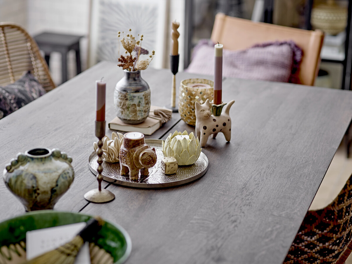 Bloomingville - Crina Vase - Brun - Stentøj Keramik