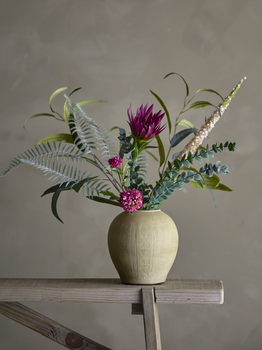 Bloomingville - Kunstige Blomster - Buket - Rød