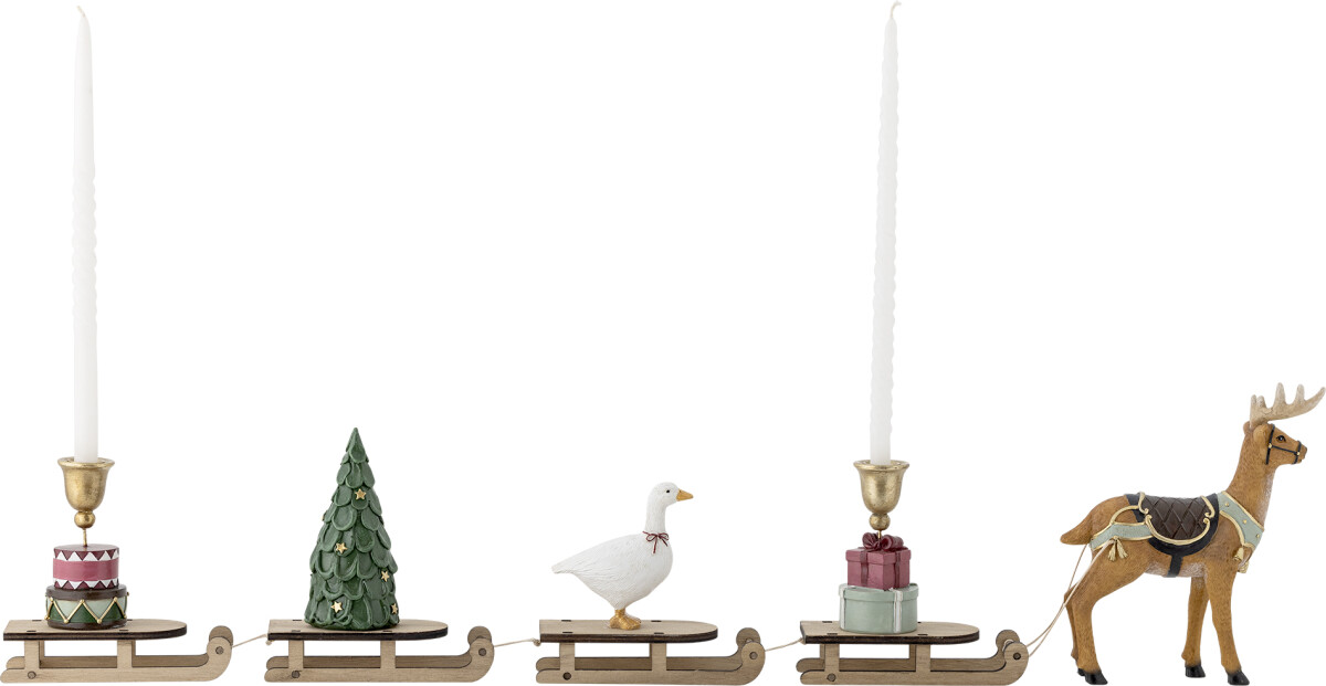 Bloomingville Julepynt - Dasher Juleslæde - Polyresin