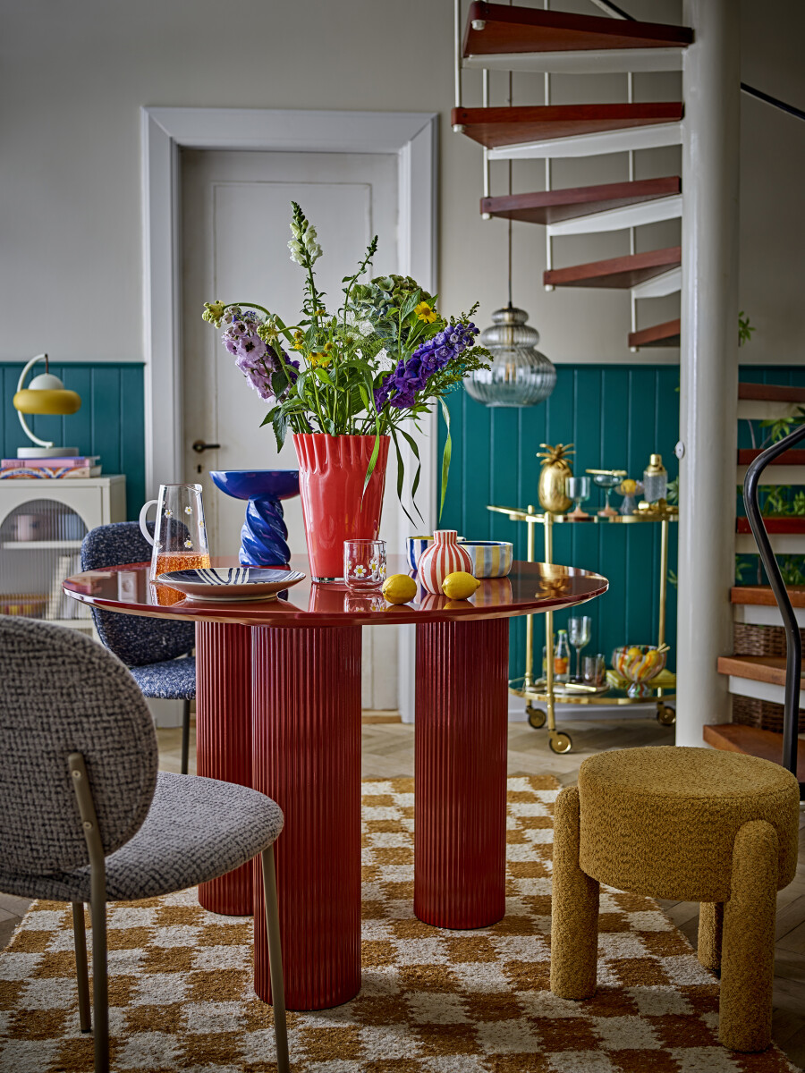 Bloomingville - Della Spisebord - Rød - 110 Cm - Mdf Træ