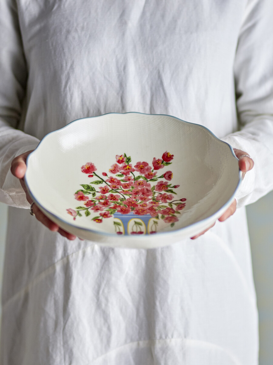 Bloomingville - Dorothy Skål - Blå - Stentøj Keramik