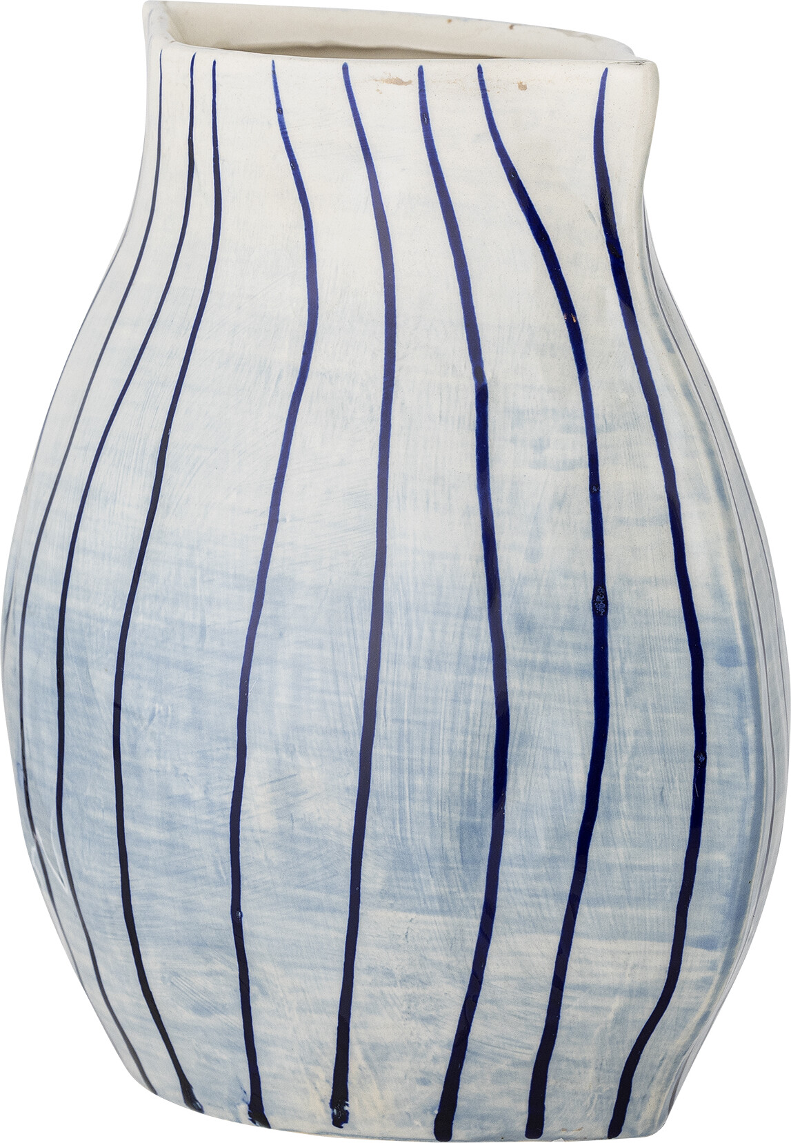 Bloomingville - Esra Vase - Blå - Stentøj Keramik