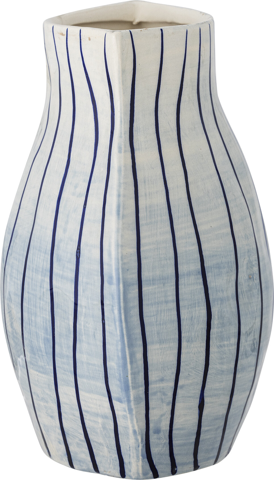 Bloomingville - Esra Vase - Blå - Stentøj Keramik
