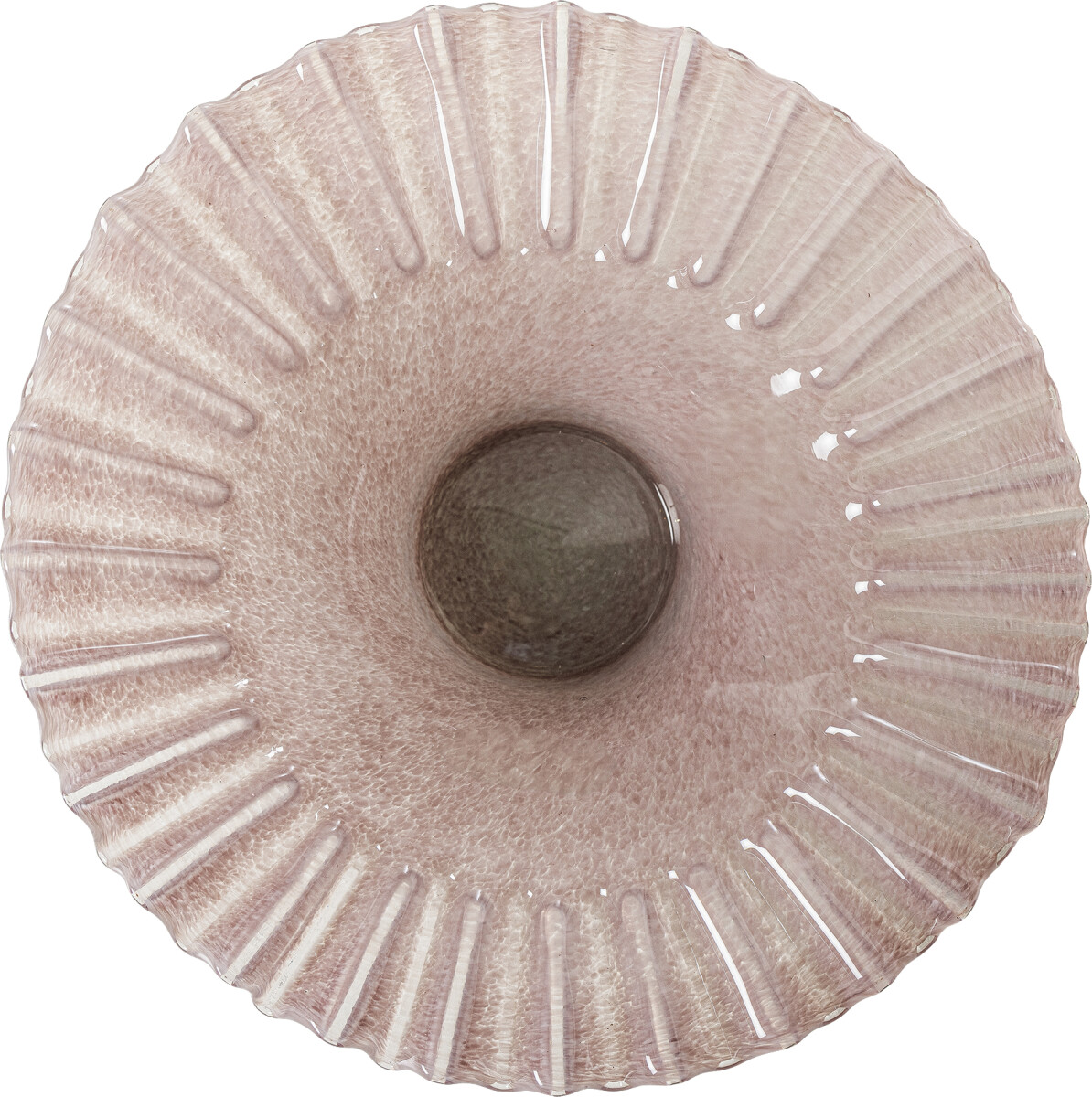 Bloomingville - Garnet Skål - Rosa - Glas