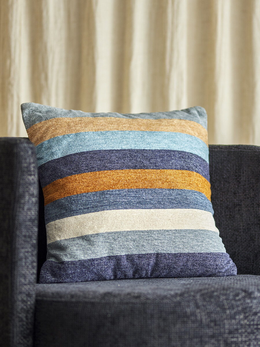 Bloomingville - Gyani Pyntepude - Blå - Bomuld Oeko-Tex