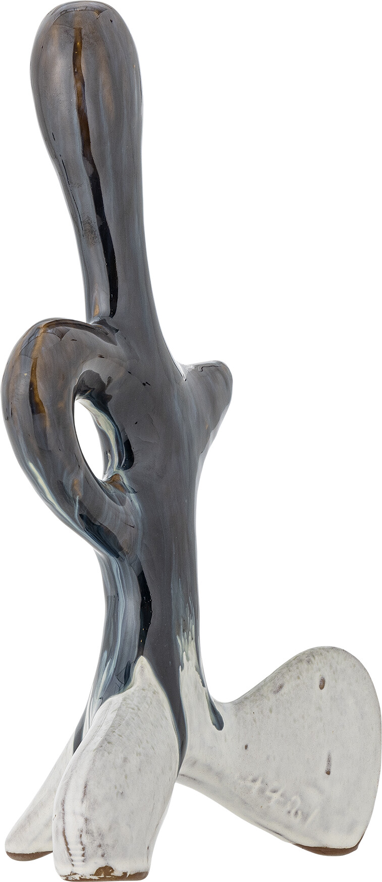 Bloomingville - Harlan Skulptur Dekoration - Blå - Stentøj