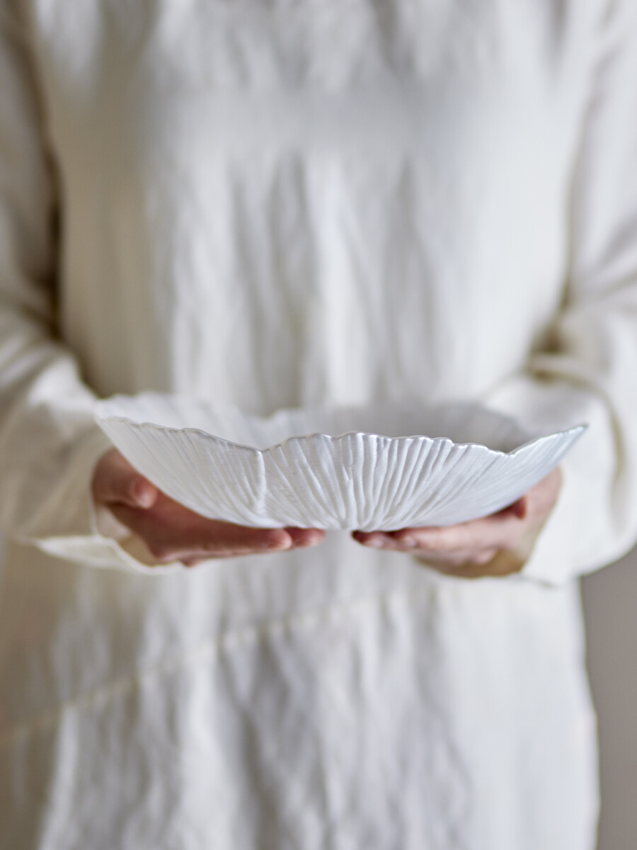 Bloomingville - Iani Skål - Hvid - Glas