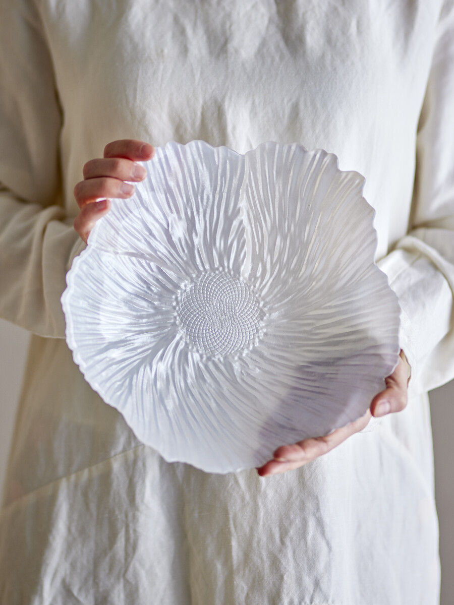 Bloomingville - Iani Skål - Hvid - Glas