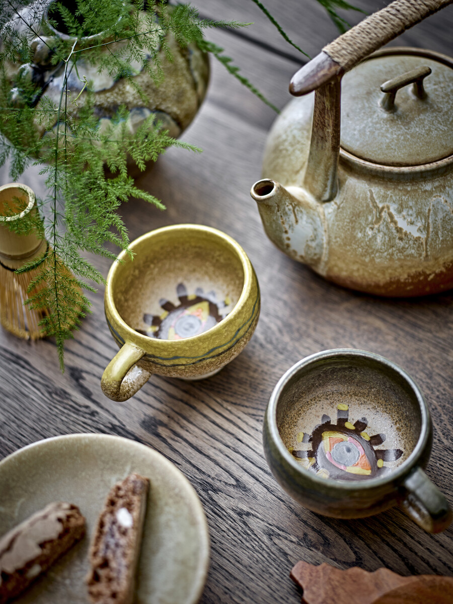 Bloomingville - Ikigai Tekande - Brun - Stentøj Keramik