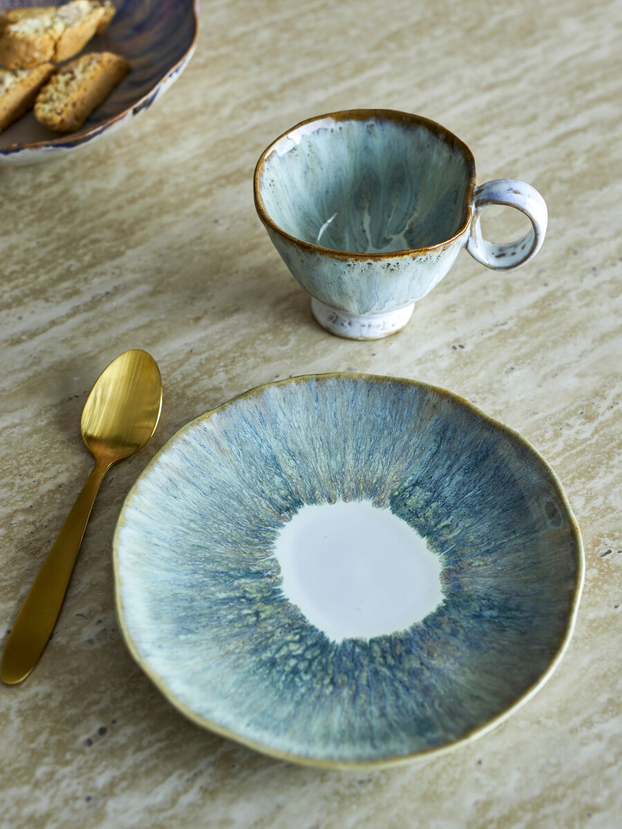 Bloomingville - Imogen Tallerken - Multifarvet - Stentøj Keramik