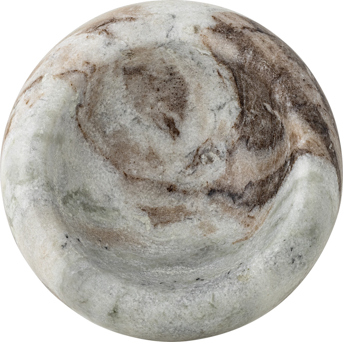 Bloomingville - Indah Skål - Ø 15 Cm - Marmor - Natur