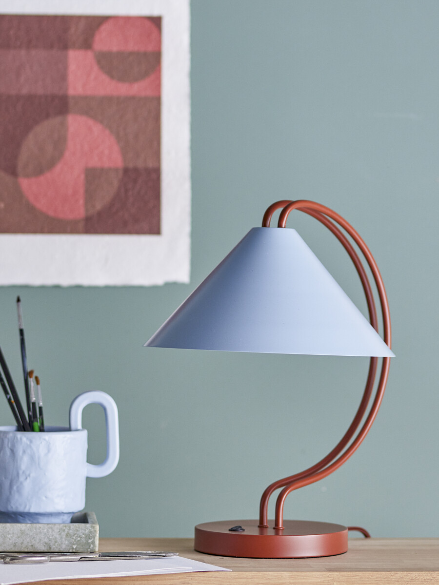 Bloomingville - Janya Bordlampe - Rød - Metal