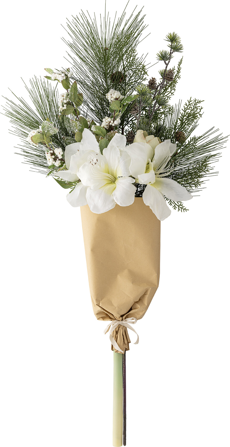 Bloomingville - Kristin Kunstig Buket Blomster - Hvid