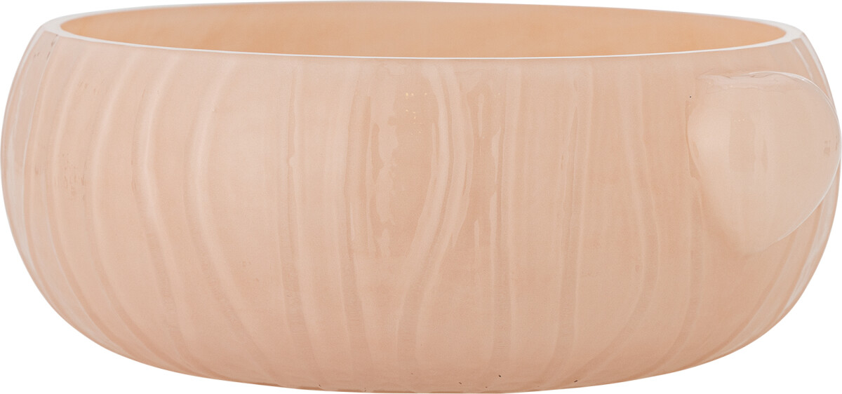 Bloomingville - Lalie Skål - Rosa - Glas - 20X25X12 5 Cm