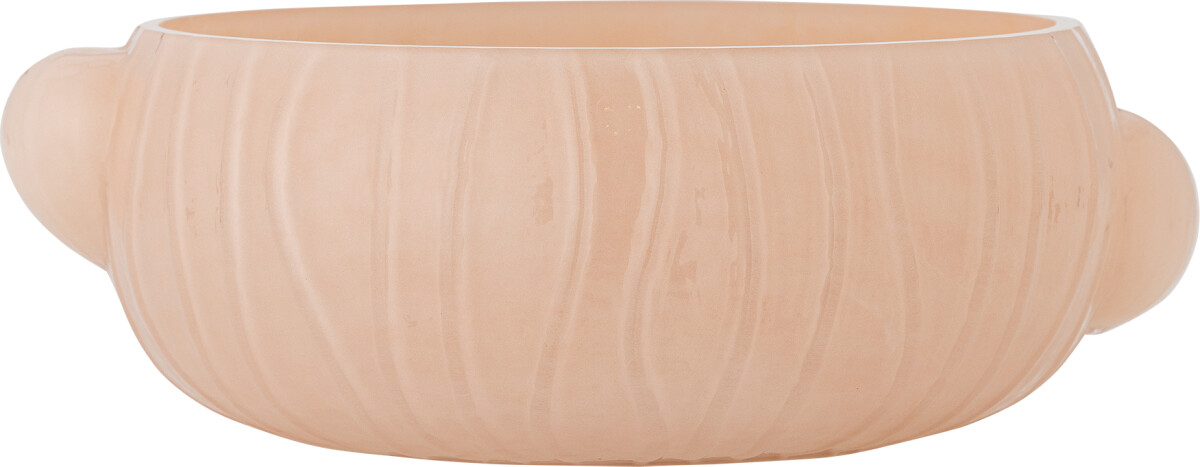 Bloomingville - Lalie Skål - Rosa - Glas - 20X25X12 5 Cm