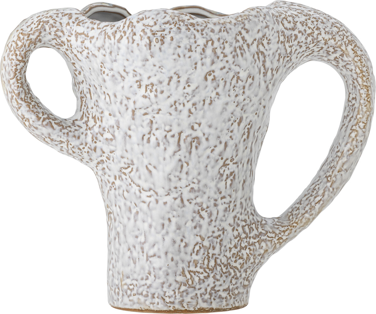 Bloomingville - Ledger Vase - Grøn - Stentøj Keramik