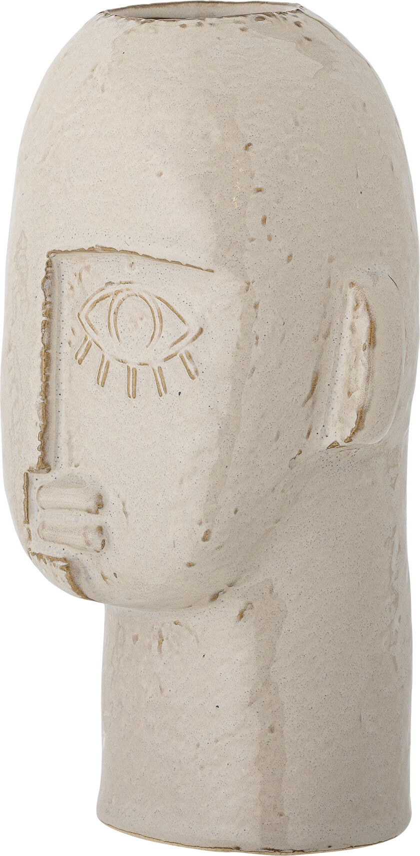 Bloomingville - Lizzie Vase - Natur - Stentøj Keramik - H 25 5 Cm