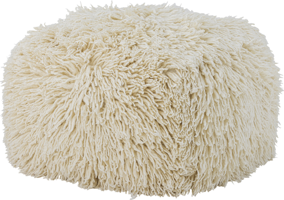 Bloomingville - Lomba Puf - Firkantet - Natur - Uld