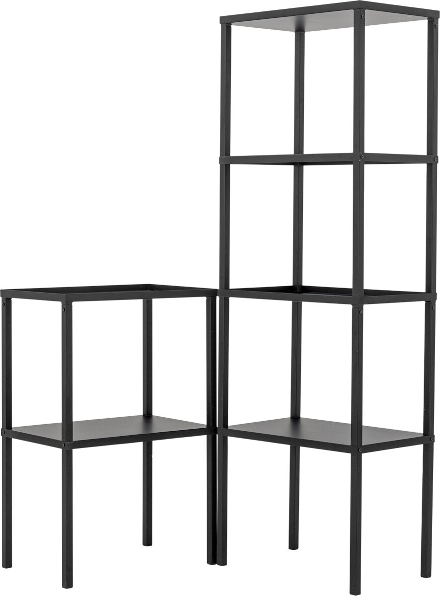 Bloomingville - Loups Bogreol - Sort - Metal - 1 Modul