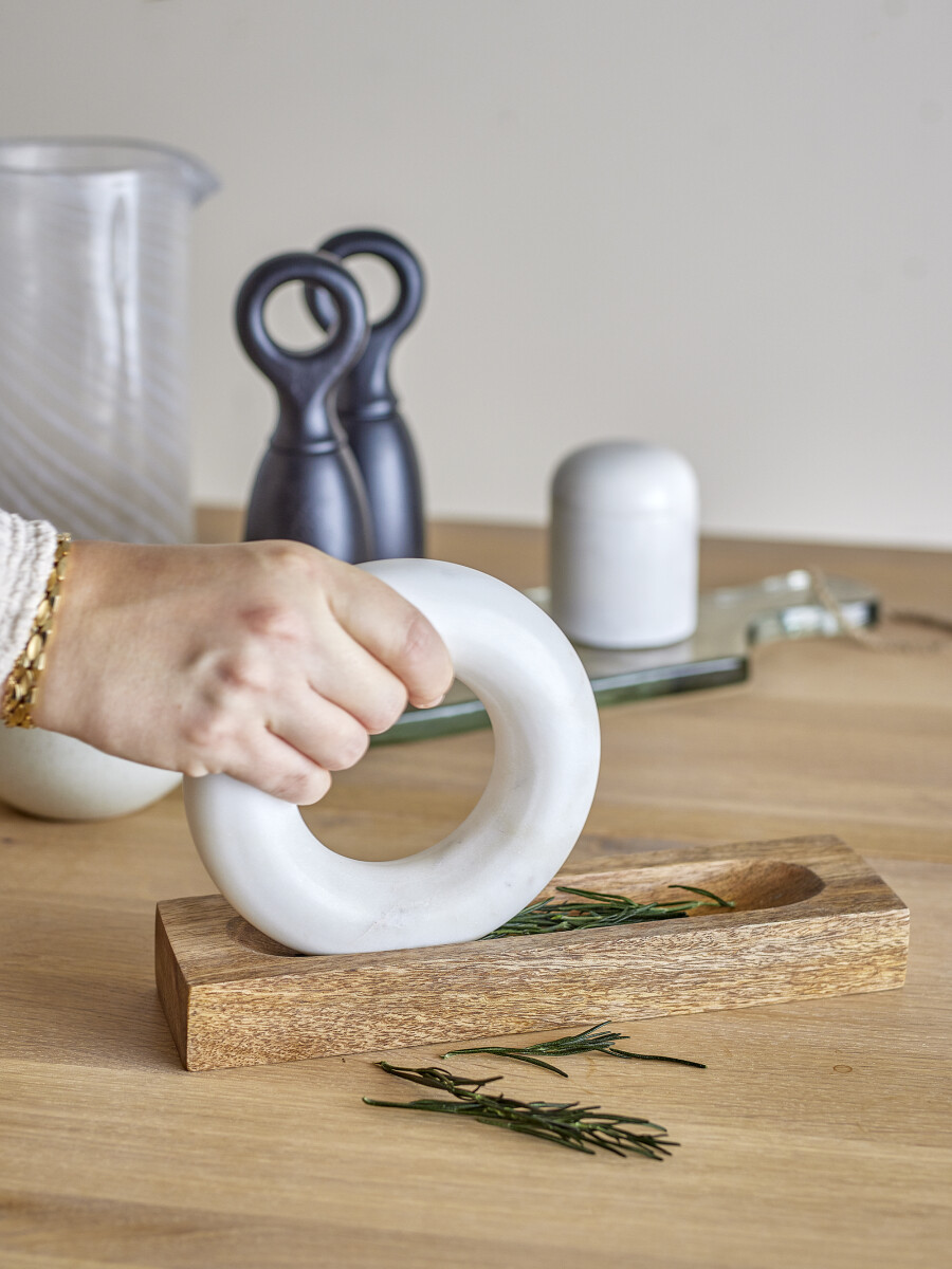 Bloomingville - Manuella Morter Og Støder - Natur - Mango Træ