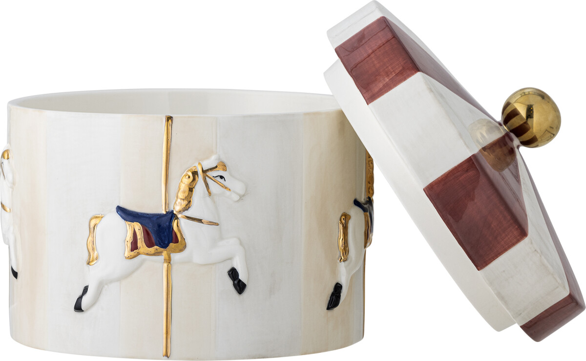 Bloomingville Krukke Med Låg - Merry-Go-Round - 1880 Ml