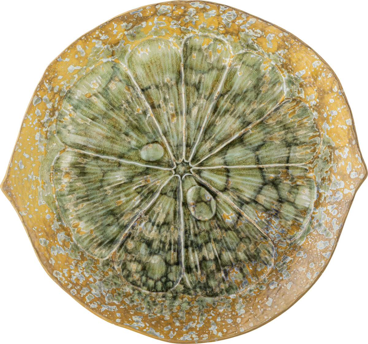 Bloomingville - Milani Serveringsfad - Grøn - Stentøj Keramik