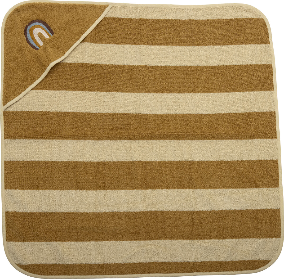 Bloomingville Mini - Agnes Håndklæde Med Hætte - Brun - Bomuld